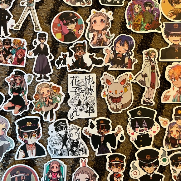 Toilet - Bound Hanako Jun 50 pcs Sticker Set New!! - Picture 3 of 5